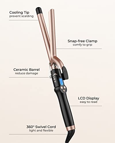 3 4 inch Curling Iron Extra Long Barrel (3/4 Inch)
