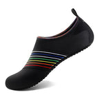Water Shoes for Women Men Quick (10-11 Women/9-10 Men / Rainbow Colorful)
