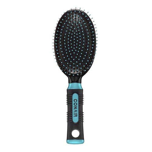 Hair Brush Detangling (Teal / Wire Cushion Brush (Pack of 1))