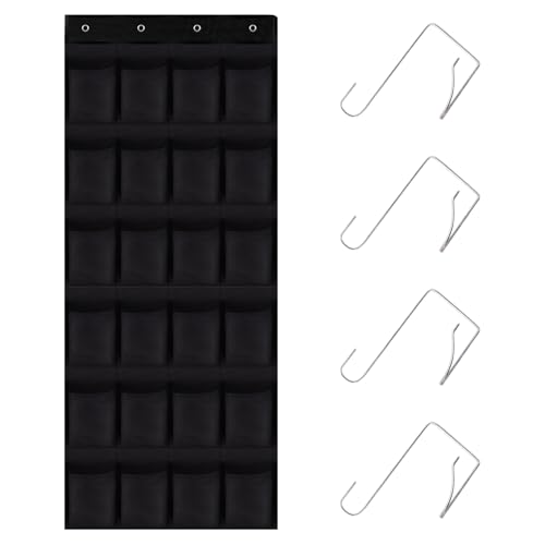 Over the Door Shoe Organizer (Black / 58"x22")