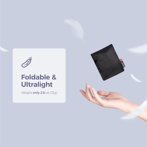 Foldable Shoe Bag for Travel (Black / Foldable-Regular)