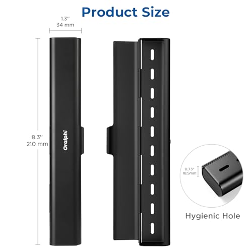 Aluminum Toothbrush Travel Case (Black / 1 Pack (Standard))