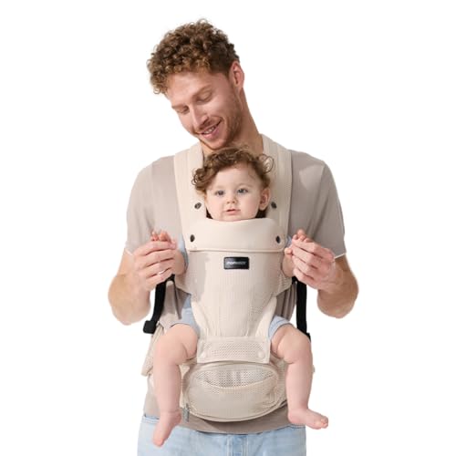 Baby Carrier with Hip Seat (AirMesh Almond)