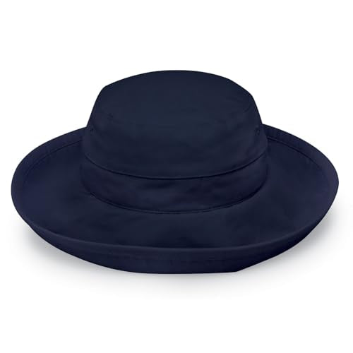 wallaroo Womens Casual Traveler Sun Hat (one size fits most / Navy)