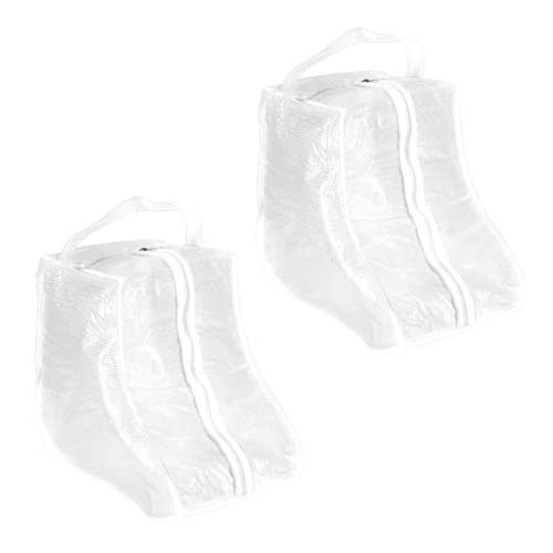 Boot Storage Bags [2PCS] (White / 28cm Short)
