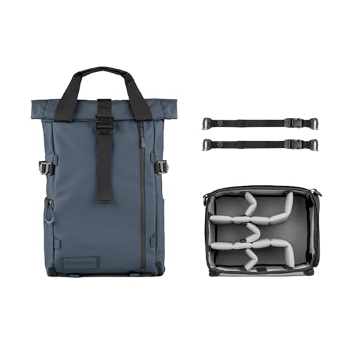 PRVKE Rolltop 31L V4 Photography Bundle (31L (Photography Bundle) / Rolltop / Aegean Blue)