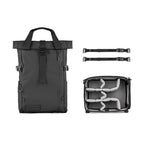 PRVKE Rolltop 21L V4 Photography Bundle (21L (Photography Bundle) / Rolltop / Black)