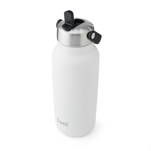 Recycled Stainless Steel Explorer with Flip Straw Lid (Moonstone / 32 Ounces)