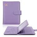 Rfid Passport Holder for Travel women (Purple)