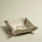 Foldable Valet Tray (Canvas Grain, Greige)