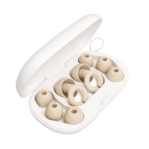 Hush Hoops Reusable Noise Reducing Ear Plugs (Cream)