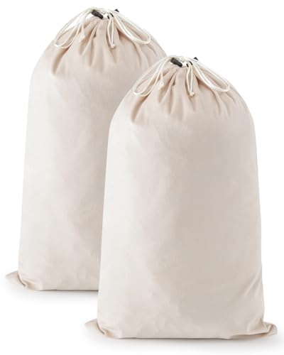 2 Pcs Shoe Bags for Travel (Beige / 21.2"x13.3")
