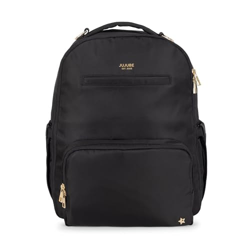 New Classic Diaper Bag Backpack with 15 Pockets (Black)