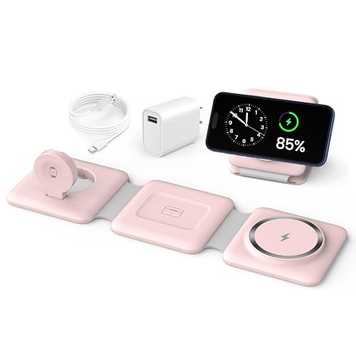 Charging Station for Apple Multiple Devices (Pale-pink)
