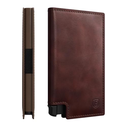 Parliament Pop Up Leather Wallet for Men (Classic Brown)