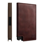 Parliament Pop Up Leather Wallet for Men (Classic Brown)