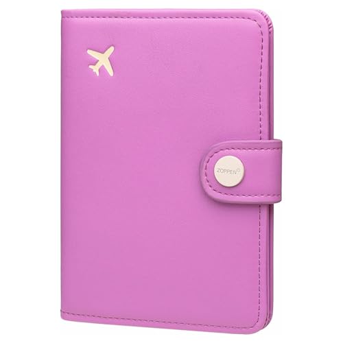 Passport Holder for Travel (Violet Purple)