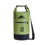Waterproof Dry Bag Backpack with Zippered Pocket (Green / 20L)