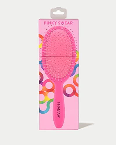 Detangling Brush for Curly Hair (Pink)