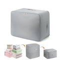 Ultra Space Saving Self Compression Organizer (Gray, X-Large, Thin Version, 1PC)