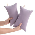 Tiny Pillows Down Alternative 7"x11" Microfiber Mini Pillow for Travel (Lavender / 11"x7")