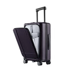 Carry On Luggage 22x14x9 Airline Approved (04-Blackcurrant Oolong / Carry-On 20-Inch (Clamshell, 34L))