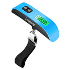 Digital Hanging Luggage Scale with Backlit for Travel (Blue)