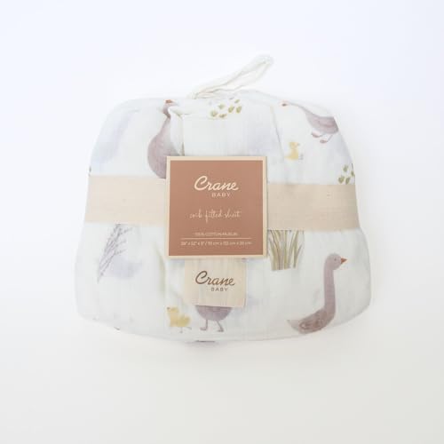 Charlie Farmhouse Goose Crib Fitted Sheet (Farmhouse Goose)