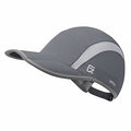 Sport Hat 50+ UPF Inhibit UV Lightweight Baseball Cap Quick Drying Reflective Foldable Cap Water Repellency with Mesh Race Suitable for Men Woman Running Outdoor Activity Cap Dark Gray (6 7/8-7 1/2 / Dark Grey)