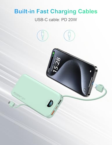 Portable Charger Power Bank 10000mAh PD20W w