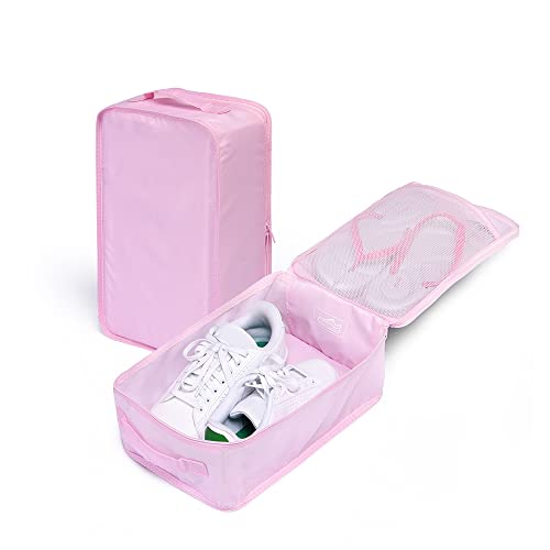 Travel Shoe Bags (Pink / 4 Packs)