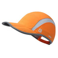 Reflective Foldable Running Hat for Men Women (6 1/2-7 / Orange)