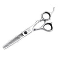 Professional Straight Hair Cutting Scissors 6'' Barber Haircut Shears with Sharp Razor Edge 440C Hair Scissors with Ergonomic Design for Salon and Home User (Straight / 6 inches)