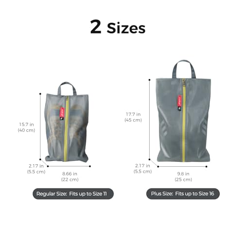 Shoe Bag for Travel (Grey / 1 Pack)