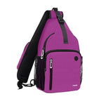 Sling Backpack Bag (Rose Red)