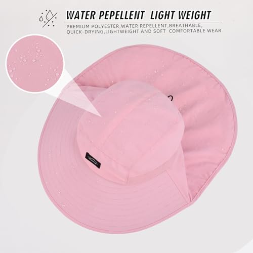 Outdoor Sun Hat for Men Women (1pack-pink)