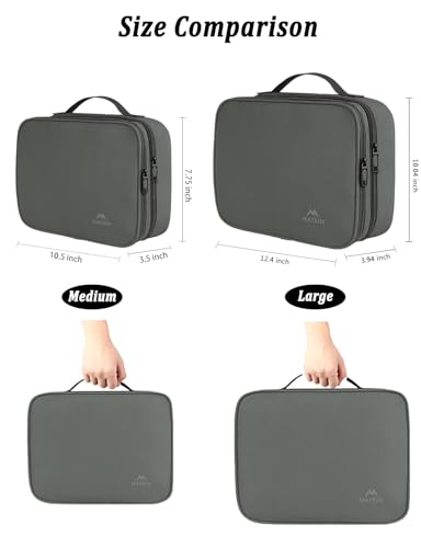 Travel Electronics Organizer Case (Grey / Large)