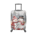 Snowman Christmas Luggage Cover Fits 18‑32 Inch Rolling Suitcase (M(for 22-25 inch luggage) / White Snowman)