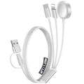1Pack Travel Essentials for Apple Watch Charger (White / 1Pack-4FT)