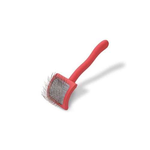 Baby G Dog Slicker Brush for Dogs (Small / Coral)