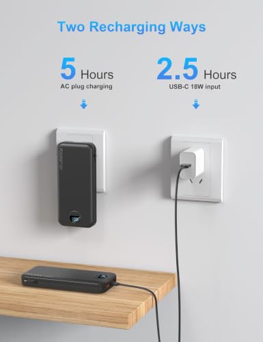 Portable Charger Power Bank 10000mAh PD20W w