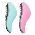 Detangling Hairbrush Detangler 2 Pack for Adults & Kids (2 Pack(Standard) / Green&Pink)