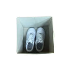 Collapsible Fabric Storage Cubes Organizer with Handles (White / 10.5"x10.5"x11")