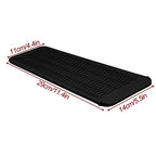 Silicone Heat Resistant Mat Pouch for Hair Straightener (2 Pack / Black)