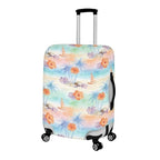Watercolor Tropical Beach Luggage Cover (M(for 22-25 inch luggage) / Tropical Beach)