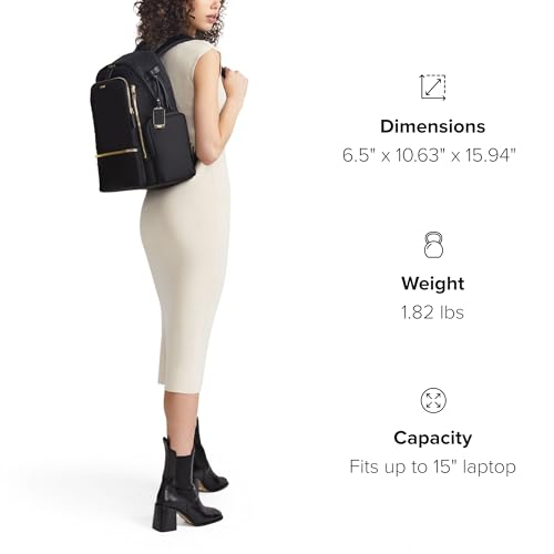 Unisex Celina Backpack (One Size / Indigo/Light Gold)