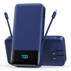 Portable Charger Power Bank for iPhone with Built (Dark Blue)