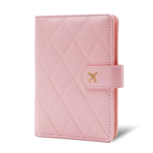 Premium Leather Passport Holder Covers Case (BB-LG PINK)