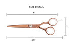 Centrix Roc It Dog 6” Titanium Shear Professional Stylist Hair Cutting Scissor Lightweight (6” Shear / 6")