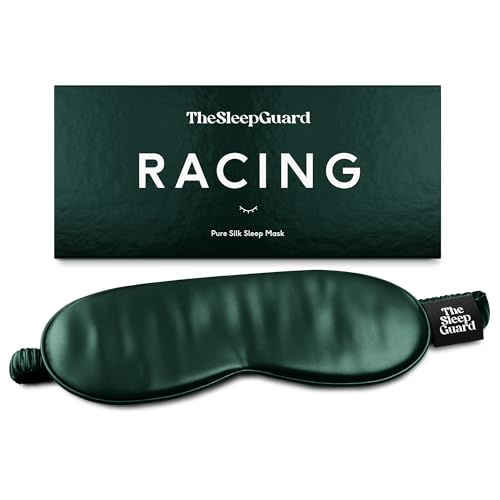 Pure Silk Sleep Mask [100% 6A Mulberry Silk (Racing Green)
